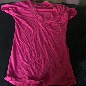 Pink v neck